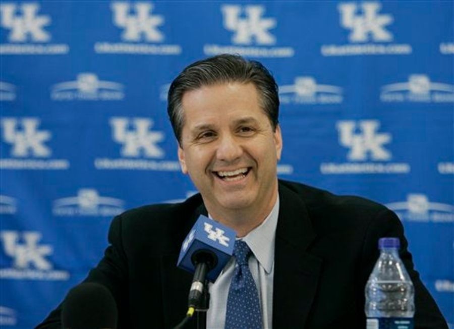 John Calipari Celebrates His First Final Four Appearance, Technically