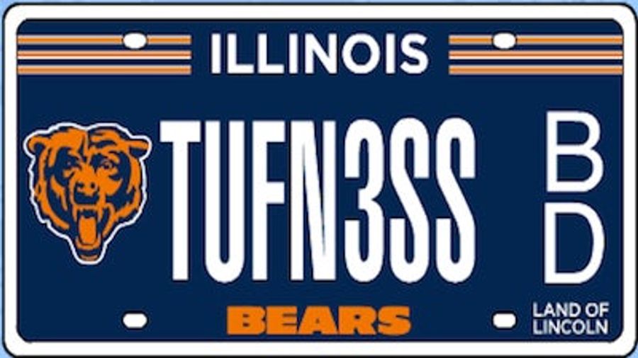 You Can Now Order Your Personalized Bears License Plate