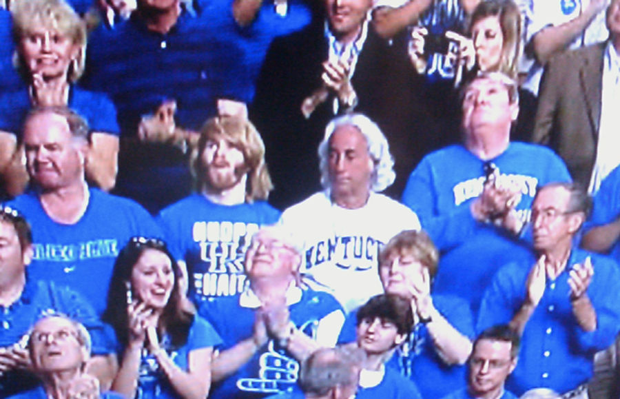 Kentucky Fan Enters The Memorable Tournament-Time Hairstyle Fray