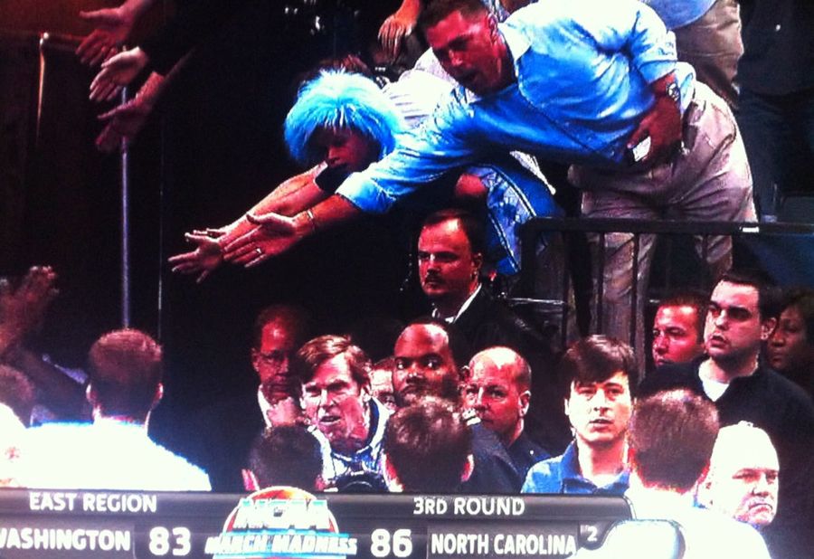 Tar Heels Advance, Face Aggressive-Looking Fan En Route To Locker Room