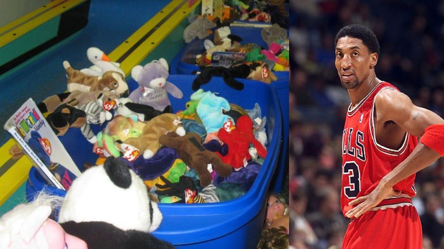 Most 1990s Sale Ever: Scottie Pippen Some Lady Auctioning Off Beanie Baby Bins [UPDATE]