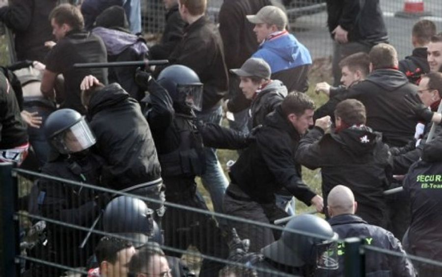 German Fan Violence Turns Underwhelming Soccer Match Into Overwhelming Soccer Scene