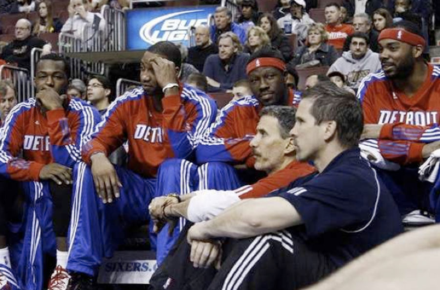 The Detroit Pistons Went With A Malcontent-Free Six-Man Roster Last Night