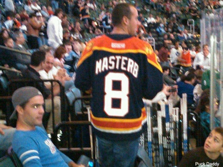 When You Wear A Self-Sexually Suggestive Hockey Sweater, People Make Assumptions