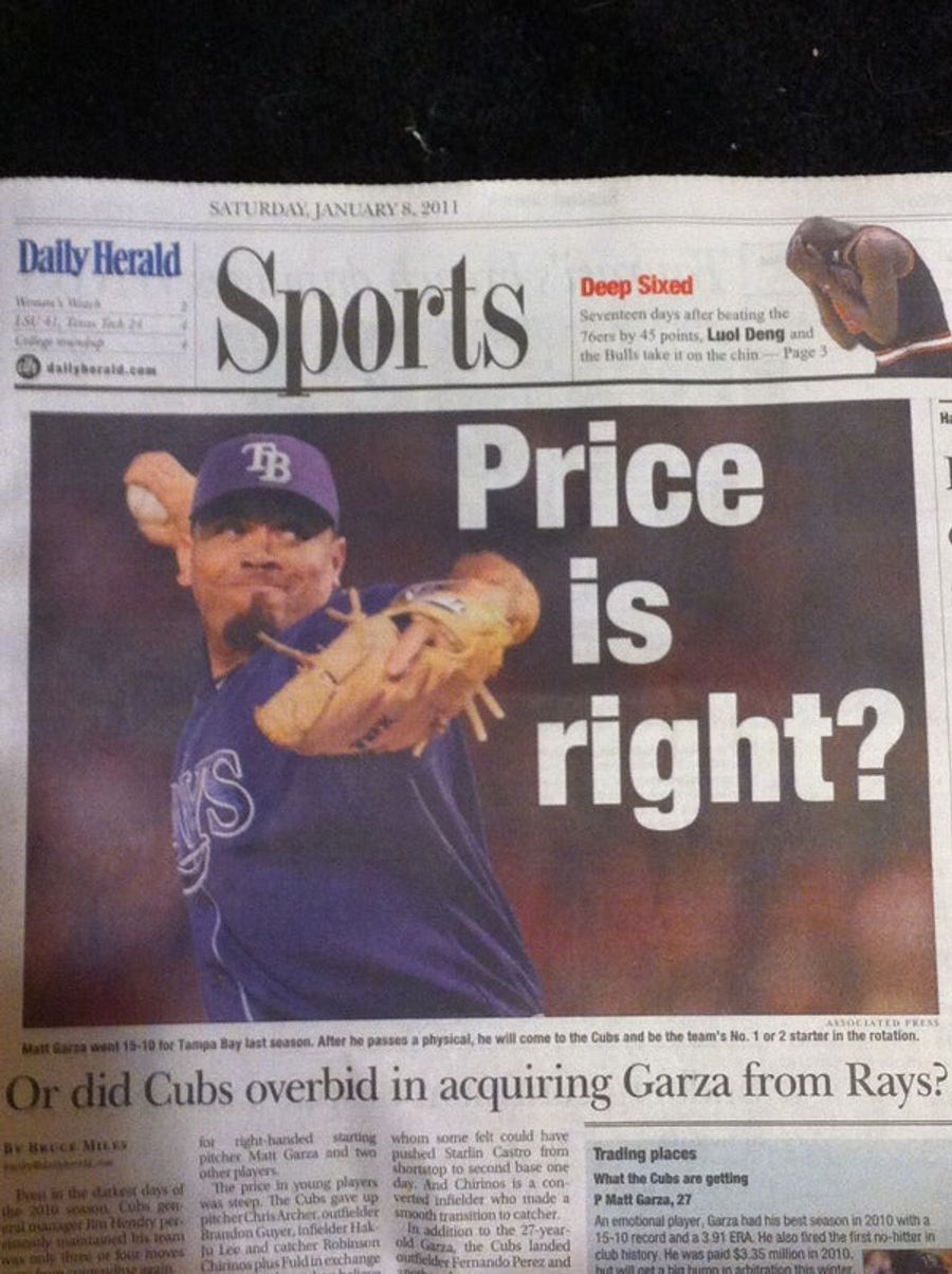 Confusion Over Garza-Benoit Confusion Finally Resolved