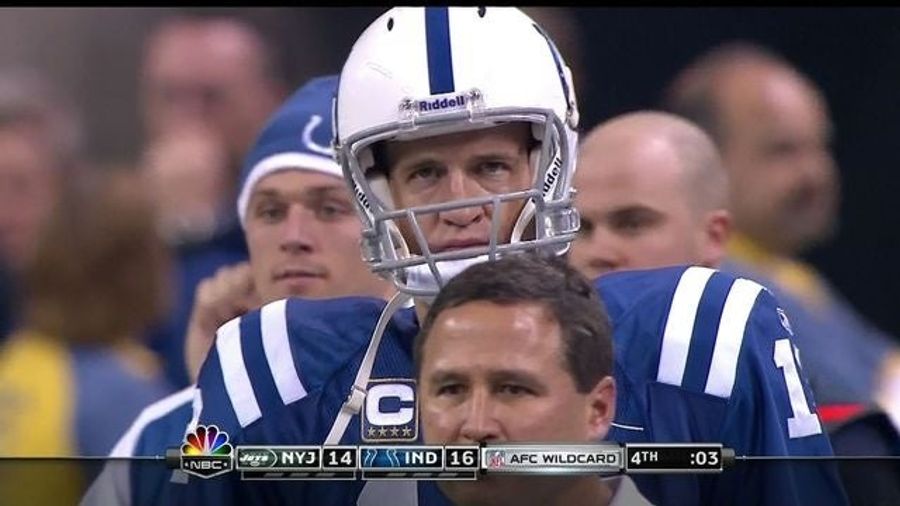 The Eyes Of Peyton Manning Pool With Sorrow