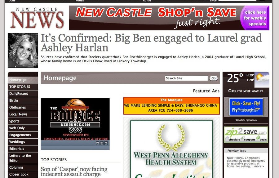 Big Ben Engagement Confirmed By Impressively Labyrinthine Newspaper Site