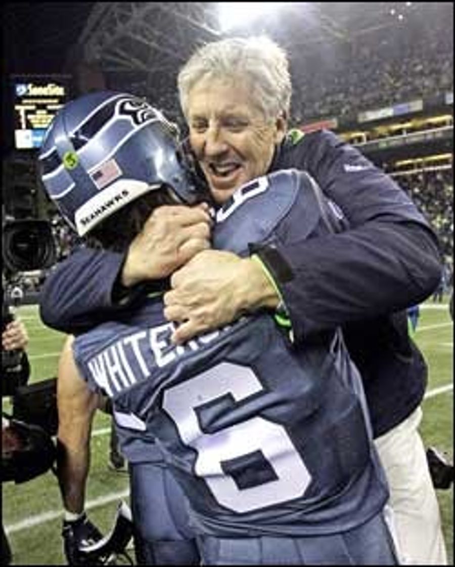 Pete Carroll Is The Only Playoff Coach With A Quarterback Controversy