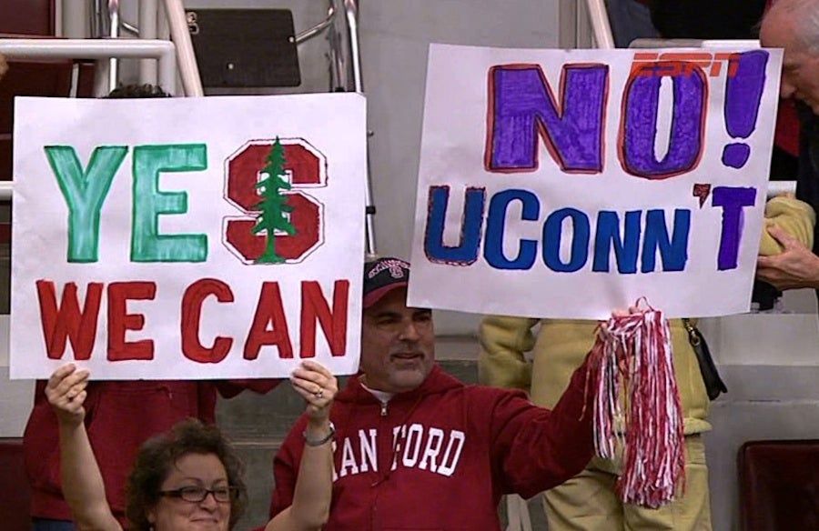 Stanford Fan Should've Read His Sign Aloud Before Bringing It To The Game