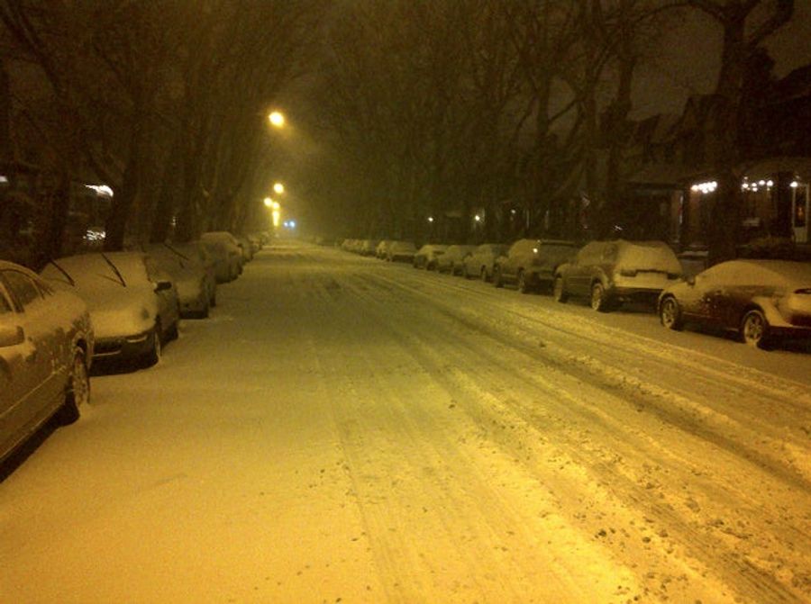 Here's What Philadelphia Looked Like Around The Moment The Eagles/Vikings Game Was Supposed To Start