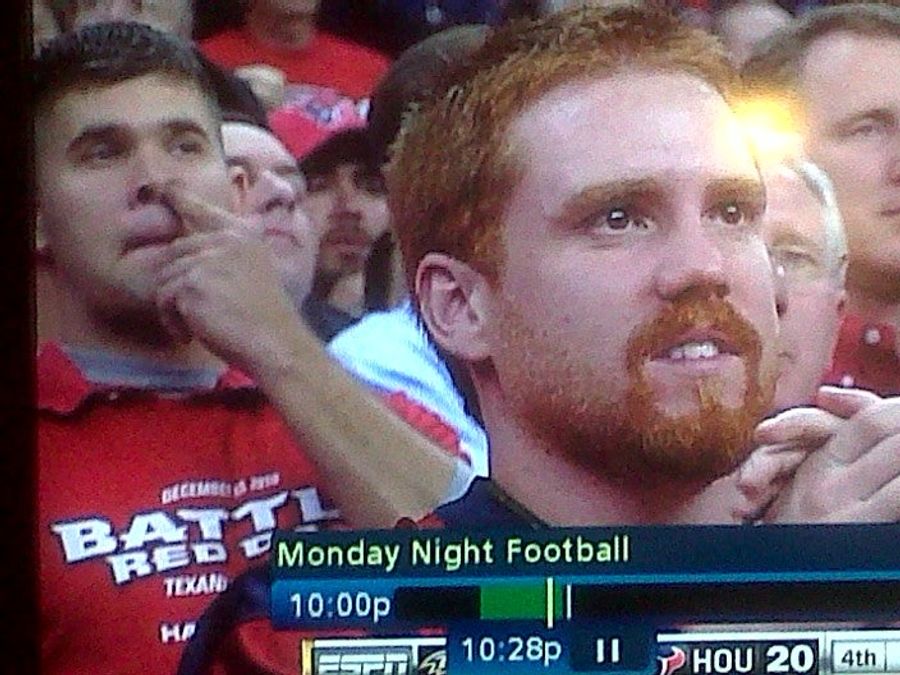This Texans Fan Had The Best Pick On National Television Last Night