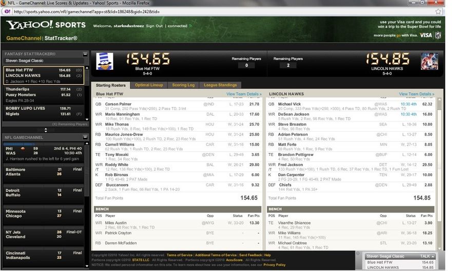 When Is An 80-Point Fantasy Football Lead Unsafe? When Your Opponent Has Michael Vick