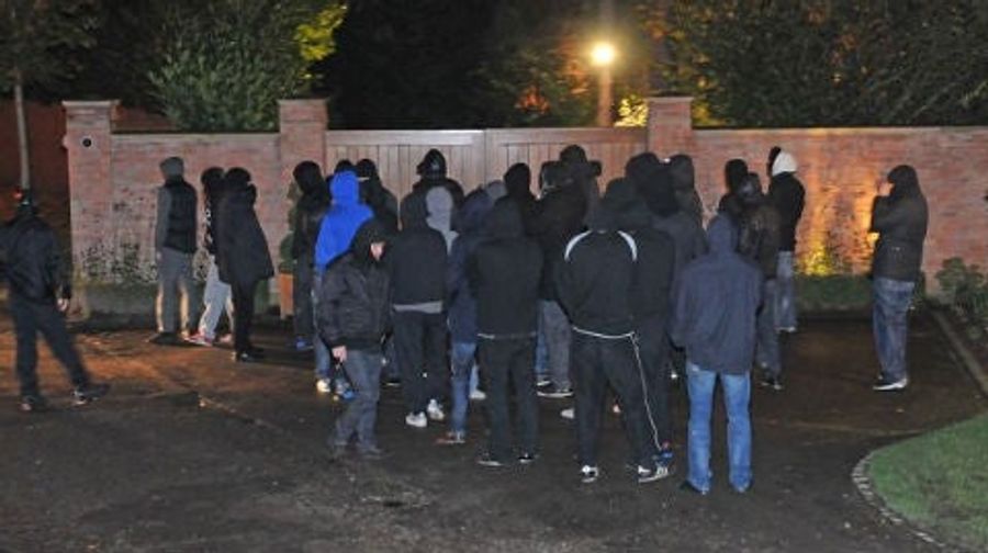 Balaclava-Clad Man United Mob Lays Siege To Wayne Rooney’s House, Makes Death Threats