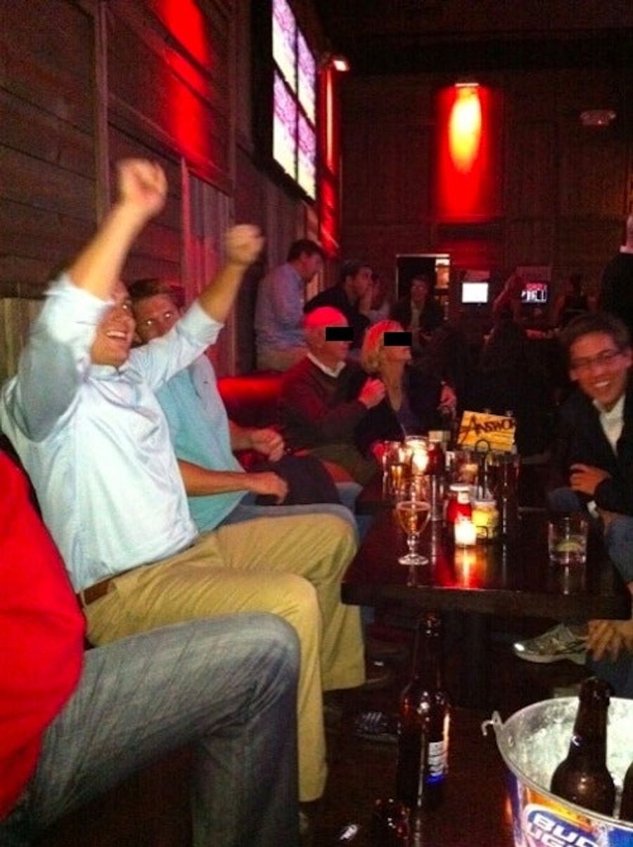 At Least One Yankee Fan Saw Some Action: This Old Guy Groping His Ladyfriend
