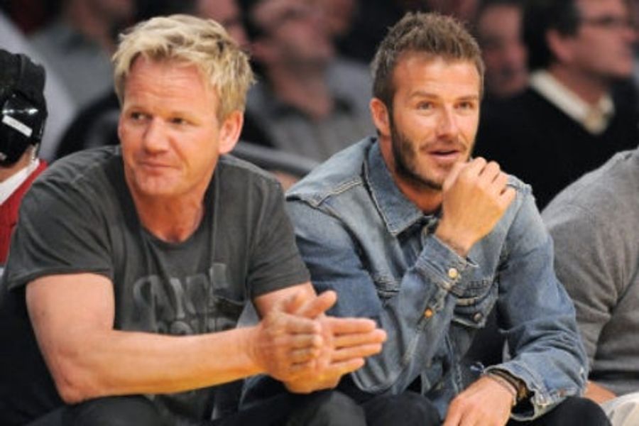 David Beckham And Gordon Ramsey &quot;Caught In Gunfight&quot;