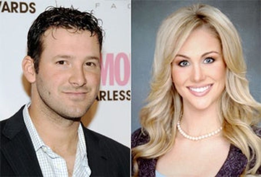 Tony Romo Is Banging A Former Cowboys Intern Who Can't Subtract