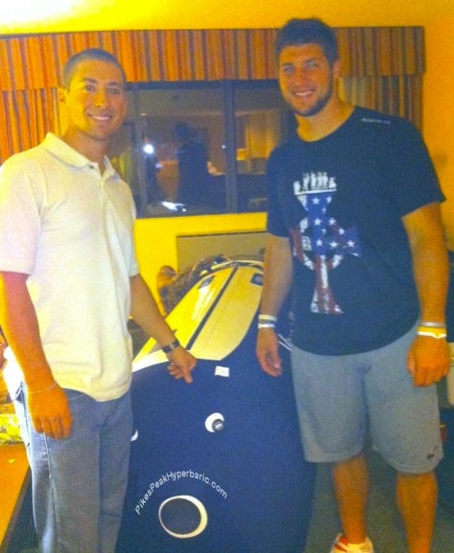 Tim Tebow's Hyperbaric Chamber Lets Him Use Oxygen Better Than You, Too