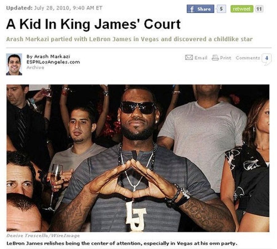 ESPN Killed That LeBron Story Because Reporter "Did Not Properly Identify Himself" (UPDATES)