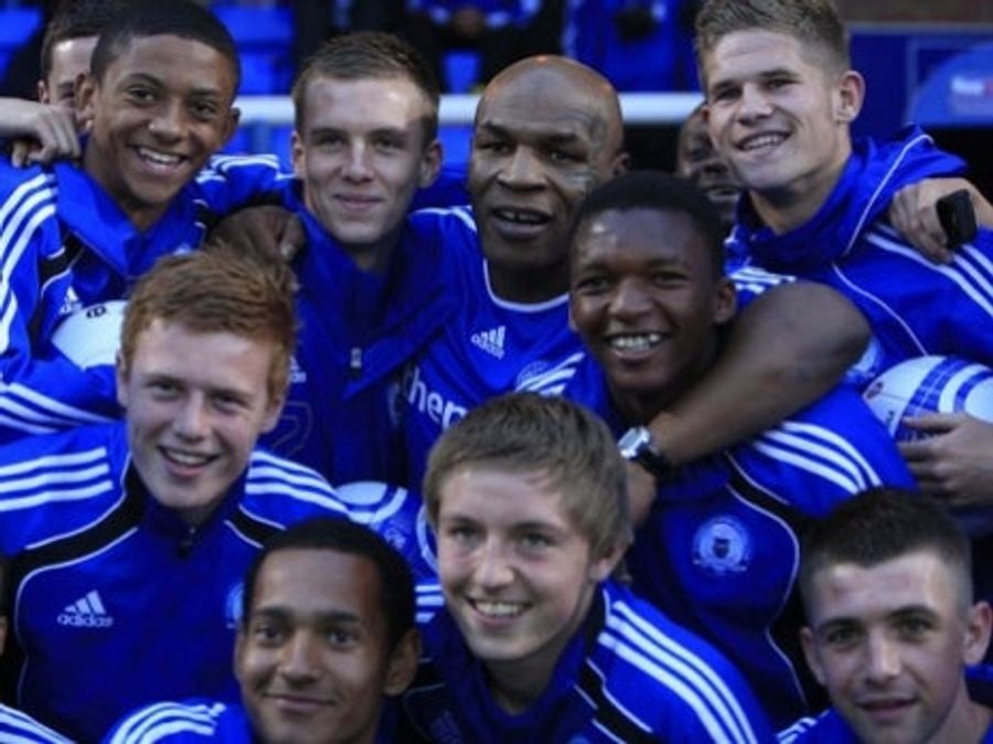 Mike Tyson Shows Up To Back League One Team