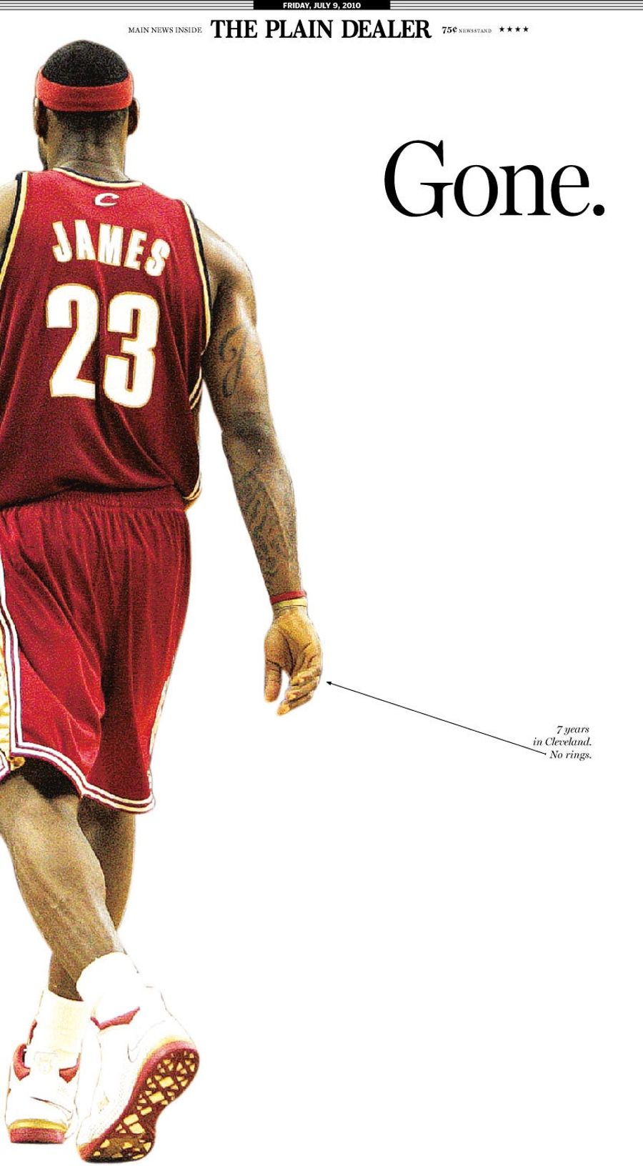 Cleveland Paper Calls Out King Without A Ring