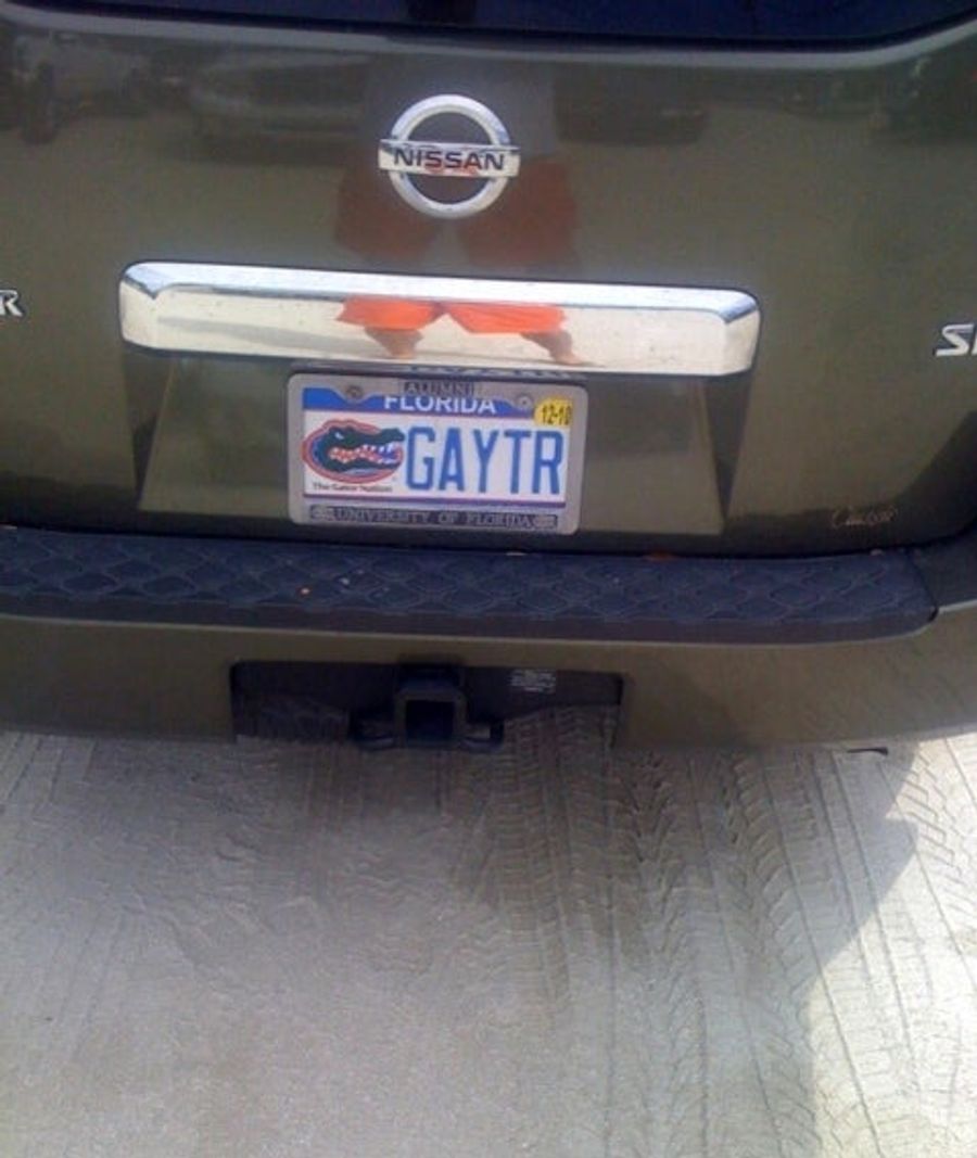 "GAYTR" License Plate Raises Some Questions