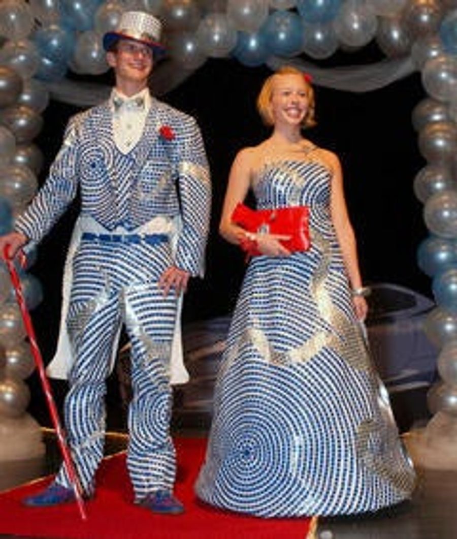 Lebron Attends Prom In Duct Tape Tux