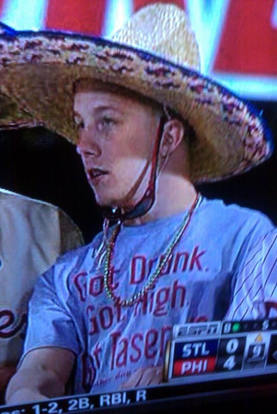 This T-Shirt Is Not Torn And Frayed: Got Drunk, Got High, Got Tasered