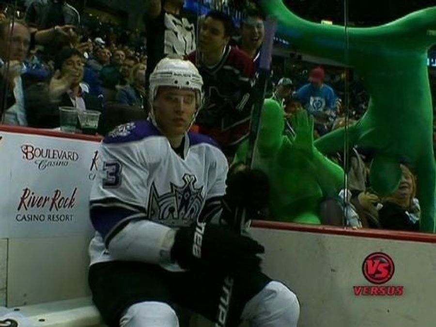 Spandex-Wearing Men Humiliate Defenseman, Selves