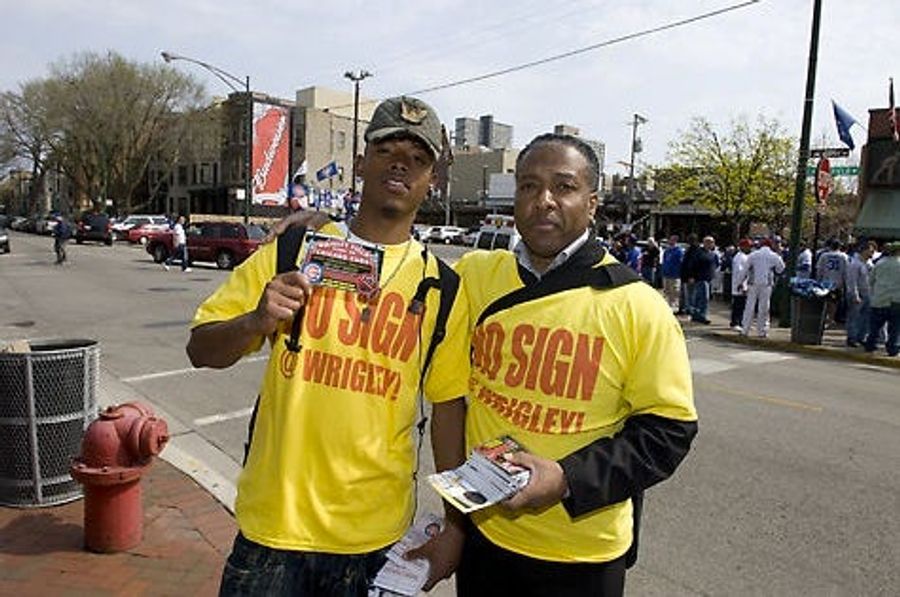 Wrigley Sign Protesters Were Clueless Craigslist Hires