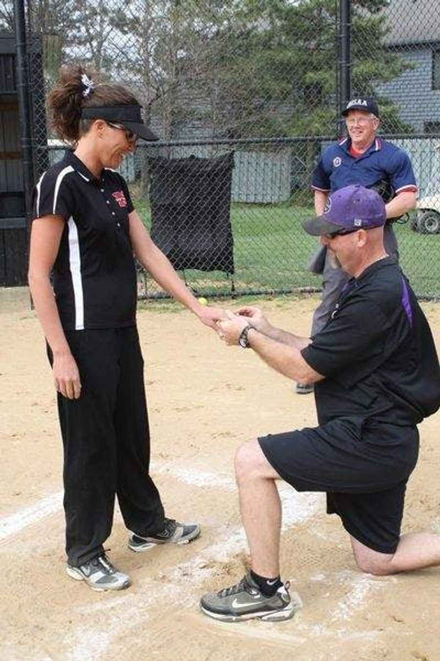 A Softball Diamond Is Probably Not What She Had In Mind