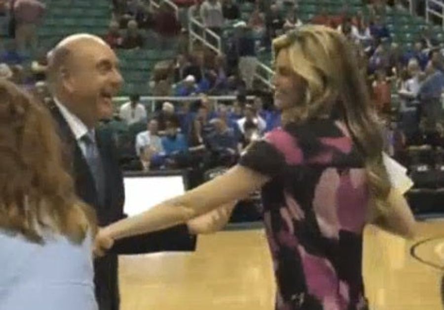 Erin Andrews and Dick Vitale Cut A Rug