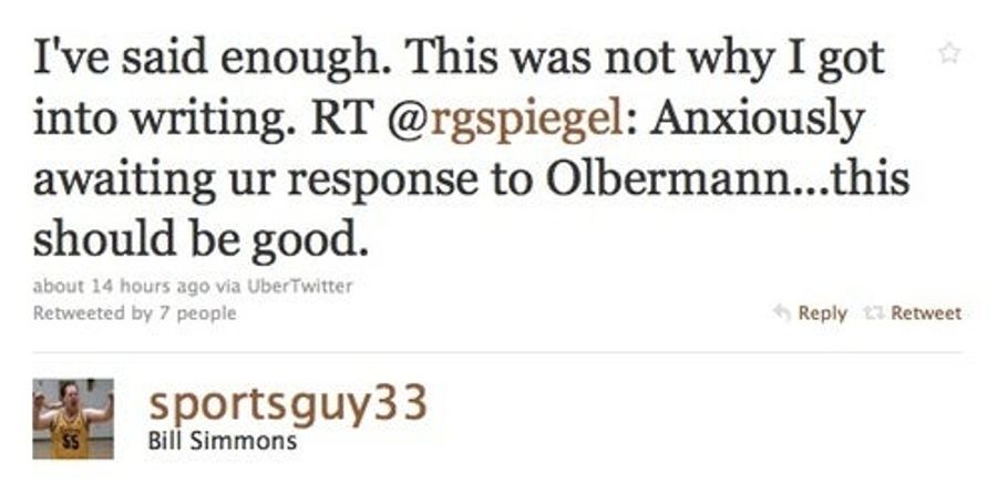 Simmons-Olbermann Feud Tweeted To An Unsatisfying Conclusion