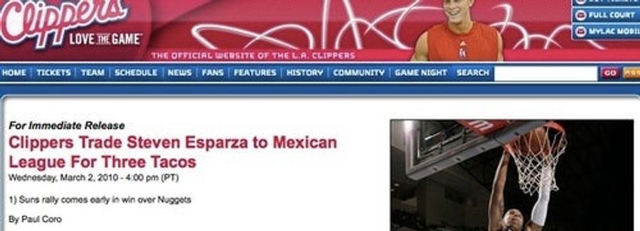 Clippers Add To Their Distinguished Record Of Racial Sensitivity
