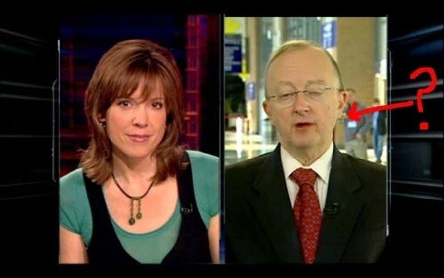 Deadspin I-Team: Is This John Clayton&#39;s Ponytail?