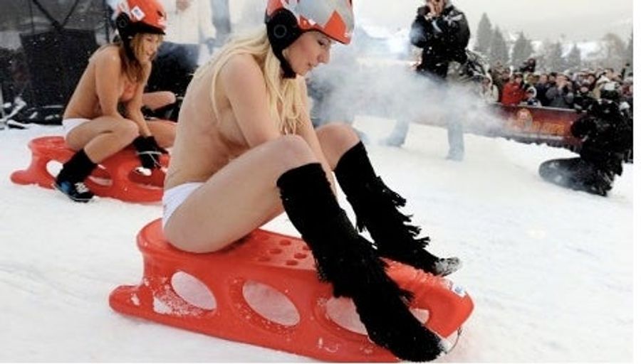 Always Tinkering, The Germans Have Decided Sledding Could Use More Nudity