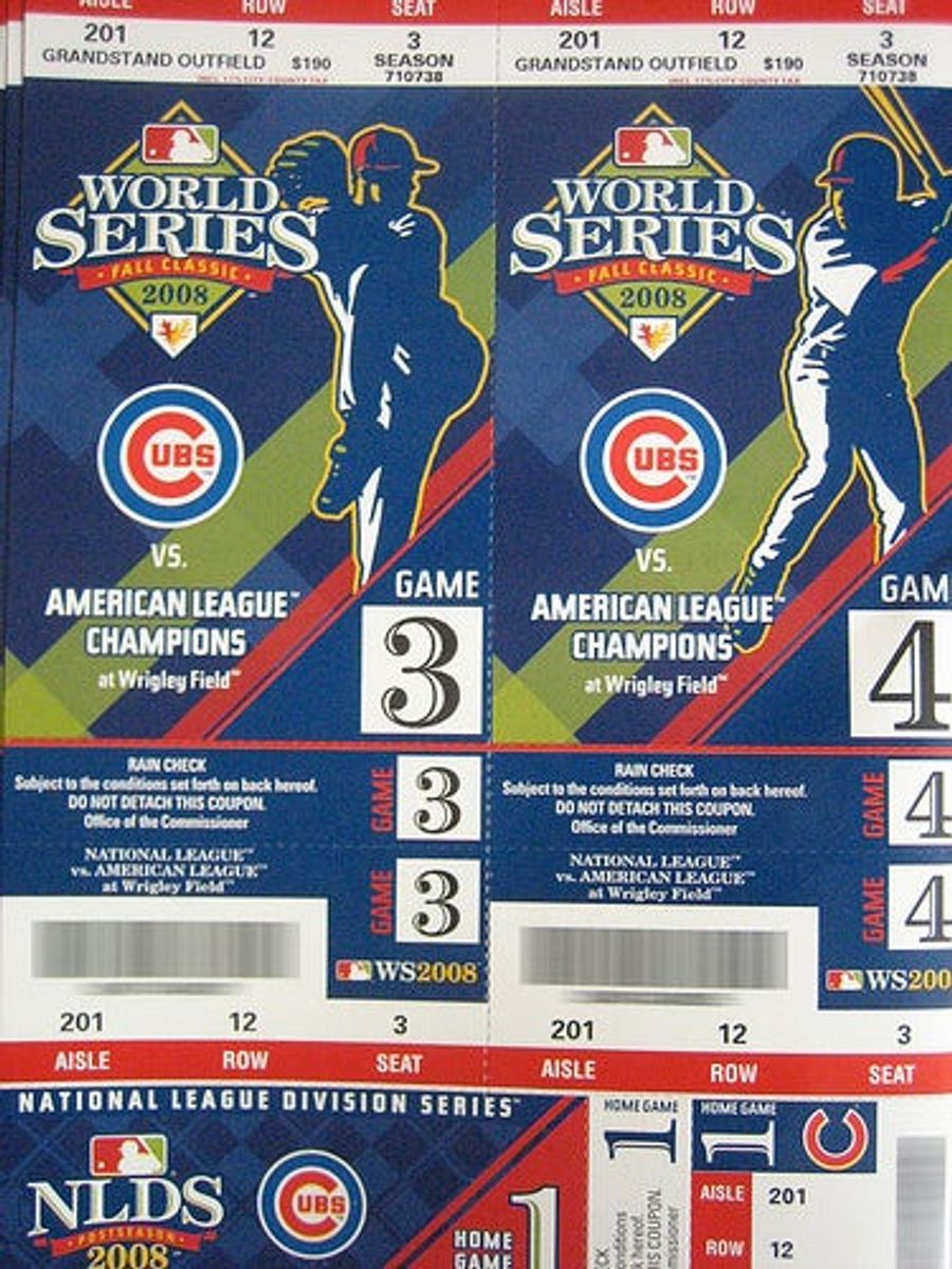 Cubs Scalping Own Tickets Now