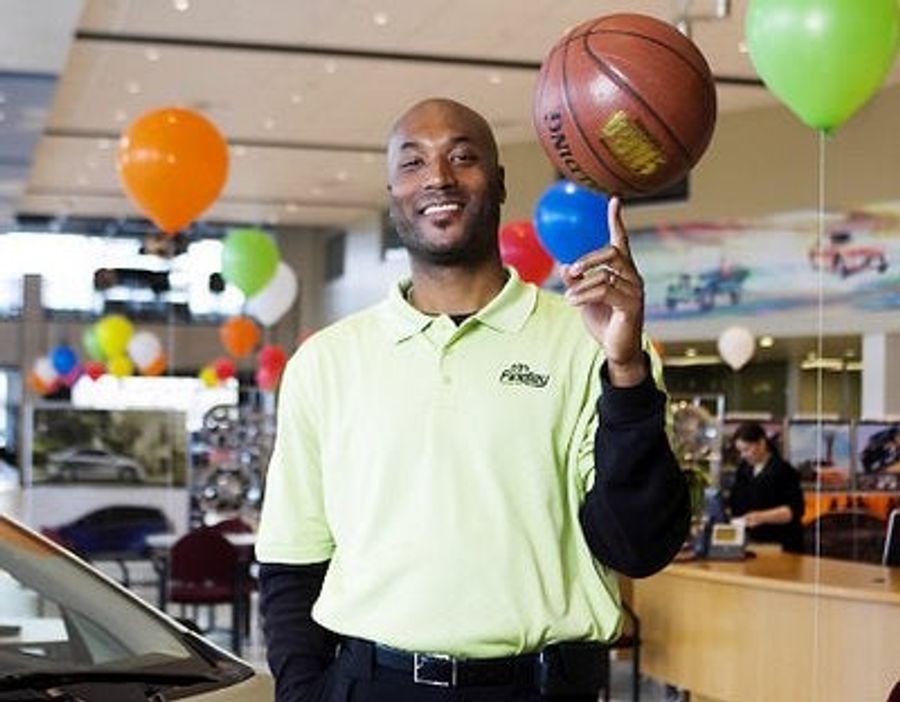 Tall Car Salesman Is One Step Closer To Forever Changing College Sports