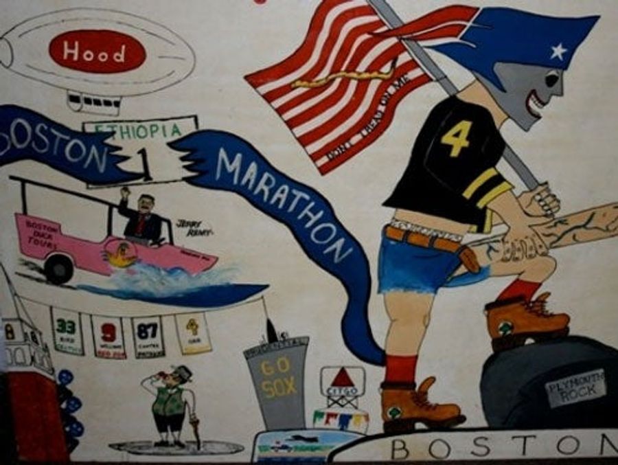 Boston Fans Perfect The Art Of Self Parody