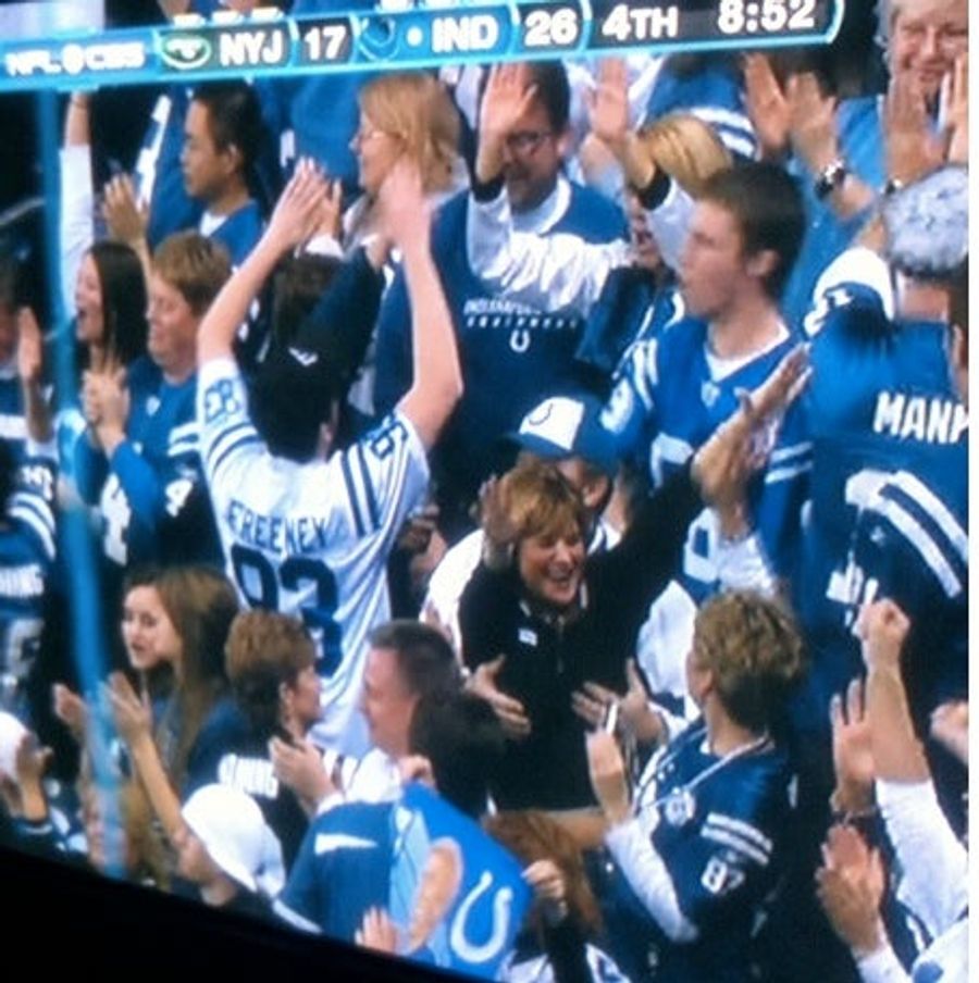 Colts Fans Celebrate By Getting Grabby