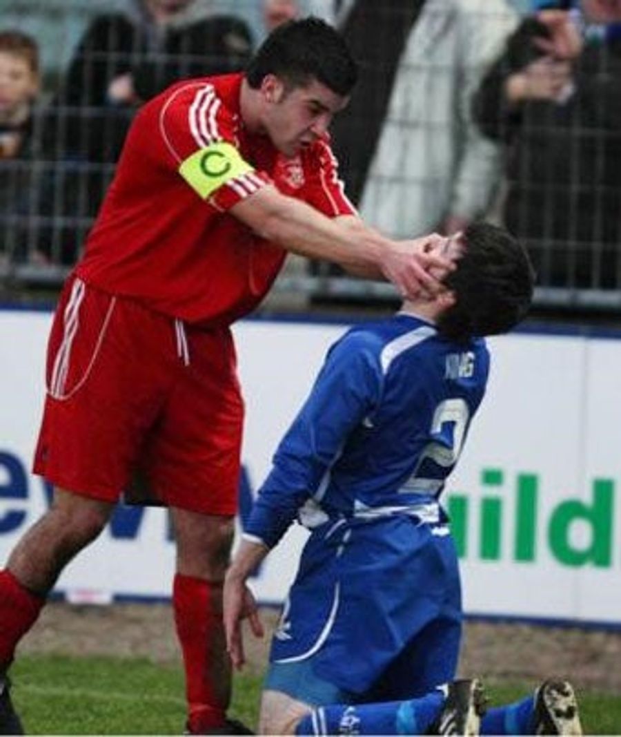 That's Got To Be At Least A Yellow Card