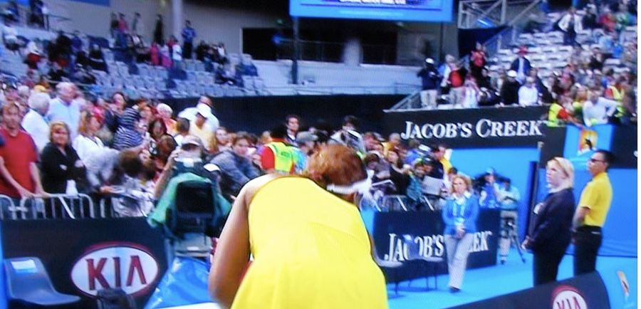 Moon of Venus: It Appears One Williams Sister Forgot To Wear Her Bloomers