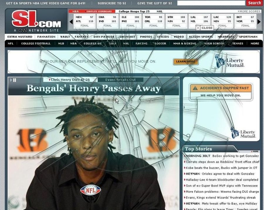 SI.com Was Wise To Change Its Front-Page Ad