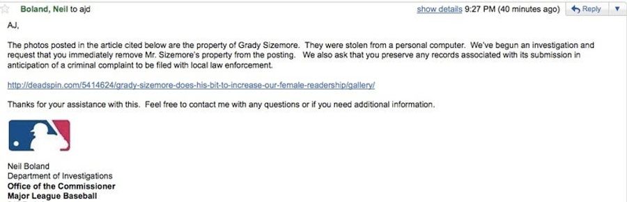 Searching For....The Person Who Stole Grady Sizemore's Coffee Cup-Penis Photos From His Computer
