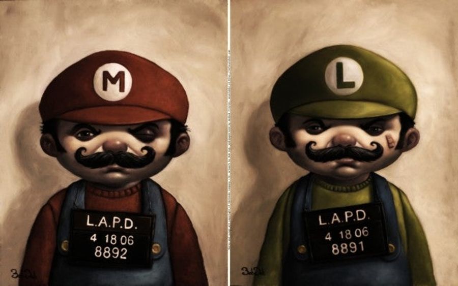 Mario, Luigi Wanted For Assault, Battery