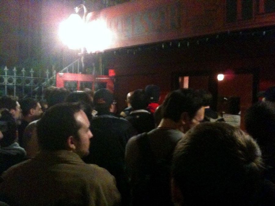 Waiting In Line For The Sports Guy