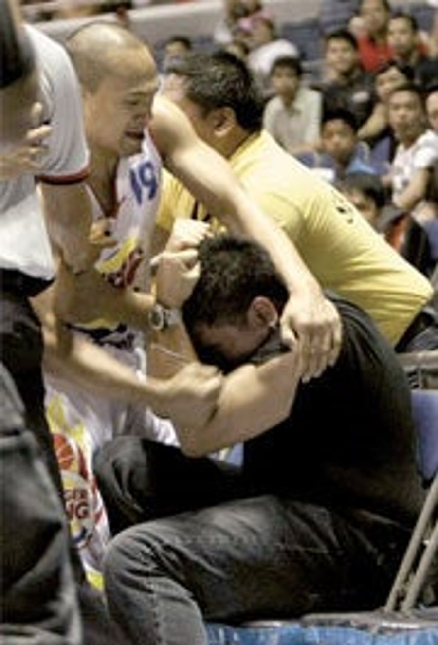 The Filipino Ron Artest Suspended One Year For Slugging Fan