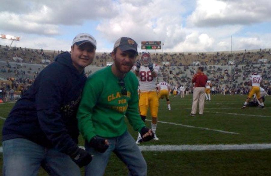 USC's Blake Ayles Thanks Notre Dame Fans For Their Hospitality