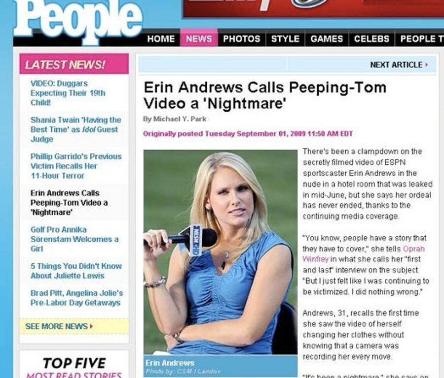 Erin Andrews Still Being Victimized