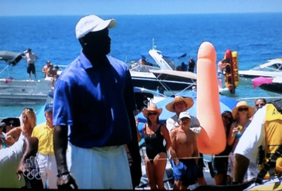 Giant Inflatable Penis Owner Explains Herself, Giant Inflatable Penis