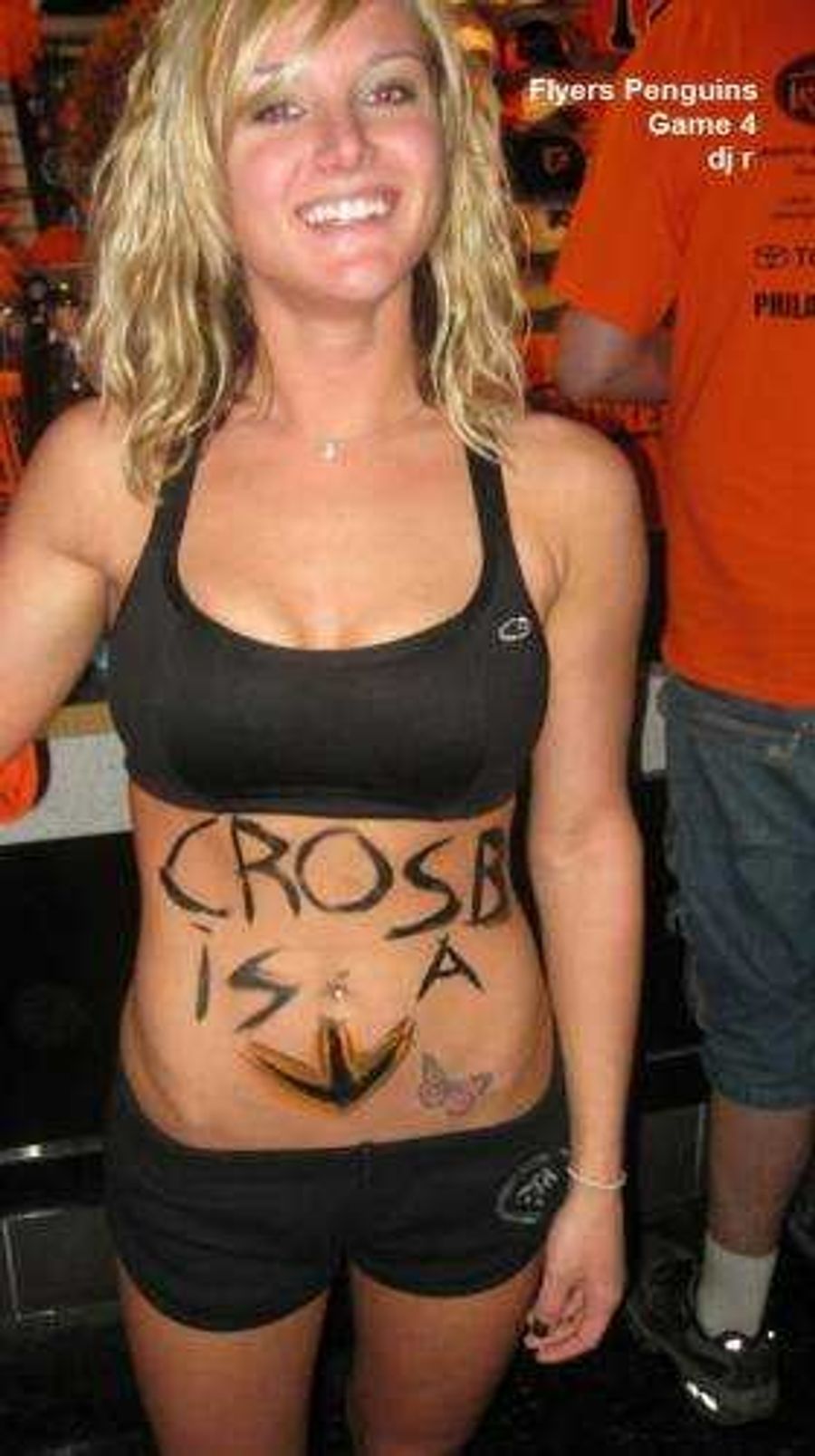 Maybe She&#39;s Calling Sidney Crosby A Pelvis